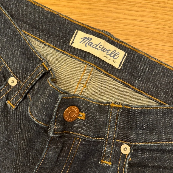 Madewell Ally Straight Jeans - Dark Wash (Size 26) - Picture 4 of 5